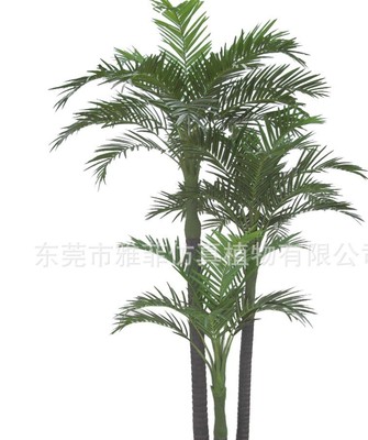 廠家直銷仿真檳榔樹室內(nèi)外裝飾人造檳榔樹單桿多桿檳榔