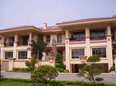 中山大涌雅居樂商住小區(qū)-廣州市榮晉幕墻\鋁合金門窗生產(chǎn)、玻璃幕窗制作、室內(nèi)外裝飾設計與施工 增城幕墻